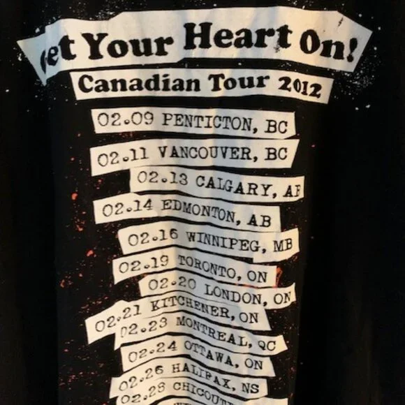 SIMPLE PLAN WOMENS TOUR BAND TEE - Picture 3 of 4